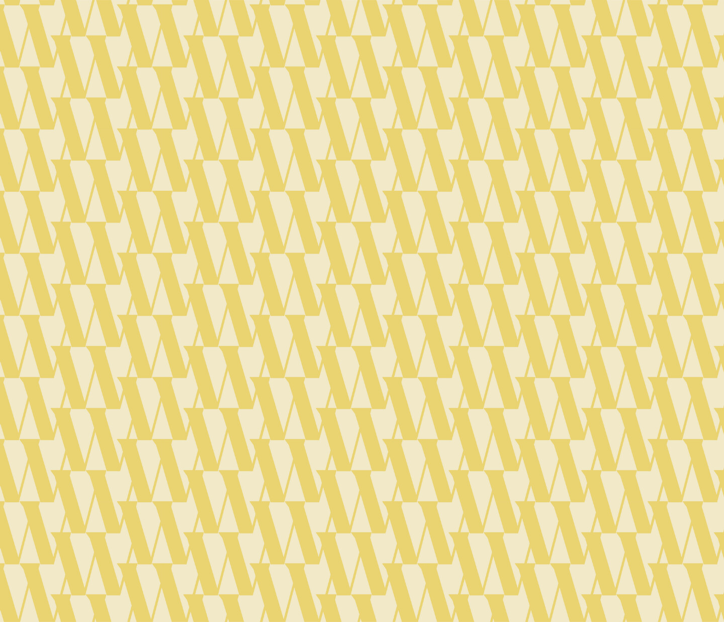 A seamless pattern of repeating yellow and beige parallelograms arranged in diagonal rows, creating a geometric, tessellated design with a modern, abstract appearance.