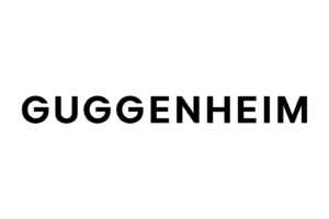 The word GUGGENHEIM in bold, black, all-caps sans-serif font centered on a white background.